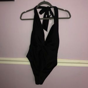 Black One Piece Swimsuit